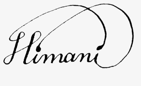 Write Himani In Calligraphy, HD Png Download, Transparent PNG