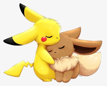 Pikachu And Pokemon Image - Pokemon Eevee And Pikachu, HD Png Download, Transparent PNG