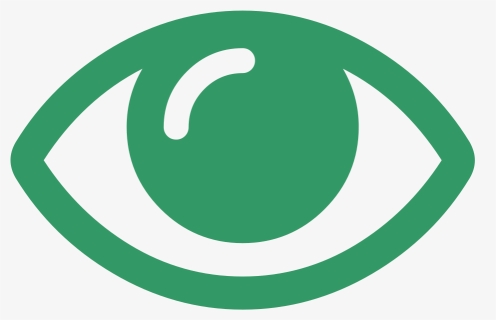 Eye Open Font Awesome Green - Eye Icon Font Awesome, HD Png Download, Transparent PNG
