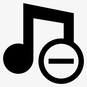 Music Remove Button - Add Music Icon Png, Transparent Png, Transparent PNG