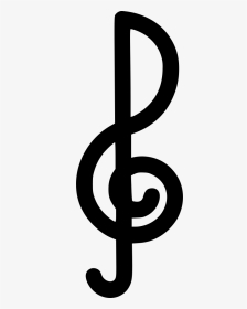 Key Music Note - Stencil, HD Png Download, Transparent PNG