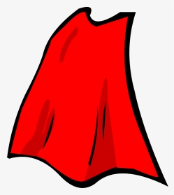 Clip Art Image Redcapeold Club Penguin - Superhero Cartoon Cape Png, Transparent Png, Transparent PNG