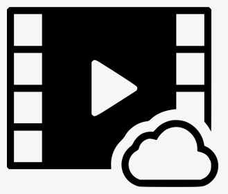 Add Video To Cloud - Add Video Icon, HD Png Download, Transparent PNG