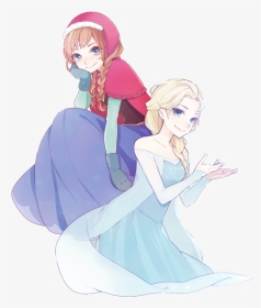 Anna Drawing Frozen - 動漫 冰雪 奇 緣, HD Png Download, Transparent PNG