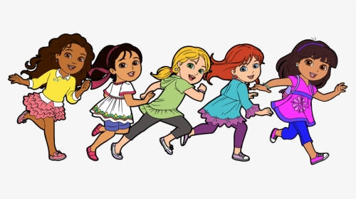School Friends Clipart Dora And Friends Clipart Cartoon - Dora And Friends Clipart, HD Png Download, Transparent PNG