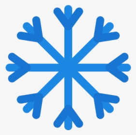 Snowflakes Clipart Weather - Snow Icon Png, Transparent Png, Transparent PNG