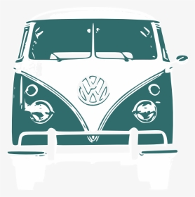 Vw Bus Clipart - Volkswagen Van Vintage Png, Transparent Png, Transparent PNG