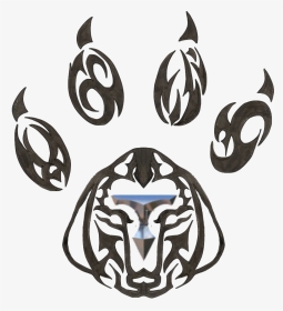 Tribal Dog Tattoo Designs, HD Png Download, Transparent PNG