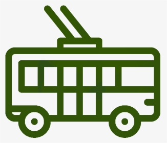 Bus Shuttle Bus Clipart , Png Download - Trolley Bus Icon, Transparent Png, Transparent PNG