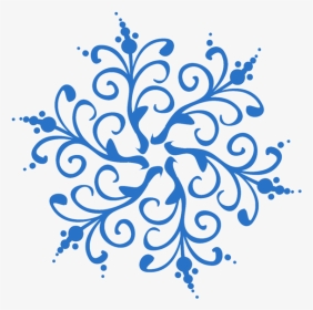 Snowflake Clipart Background - Snowflake, HD Png Download, Transparent PNG