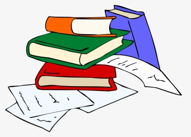 Paper Clipart Copy - Books And Writing Clipart, HD Png Download, Transparent PNG