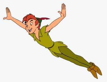 Architecture Attractive Peter Pan Clip Art Tinker Bell - Disney Peter Pan Flying, HD Png Download, Transparent PNG