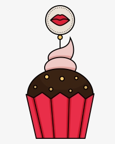 Cute Cupcakes Clipart , Png Download - Cupcake Cake Cute Drawing, Transparent Png, Transparent PNG