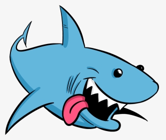 Shark Animation Drawing Cartoon Clip Art - Cute Shark Clipart, HD Png Download, Transparent PNG