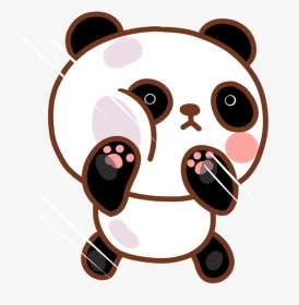 aesthetic #kawaii #panda #cute #tumblr #girl - Panda Kawaii, HD Png  Download , Transparent Png Image