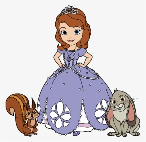 Pajamas Clipart Clip Art - Sofia The First Drawing With Color, HD Png Download, Transparent PNG