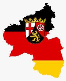 Collectable Badges Rhineland Palatinate Flag Rheinland - Rhineland Palatinate Flag, HD Png Download, Transparent PNG