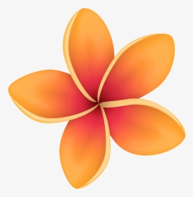 Orange Tropical Flower Clip Art Image Gallery Yopriceville - Transparent Background Tropical Flower Clipart, HD Png Download, Transparent PNG