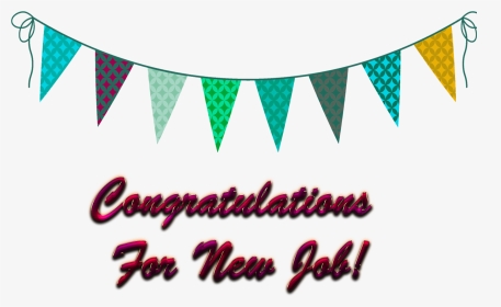 Congratulations For New Job Png Free Image Download - Motif, Transparent Png, Transparent PNG