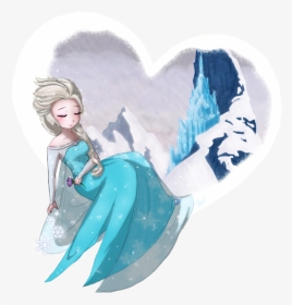 Elsa Drawing Sad - Drawing Elsa, HD Png Download, Transparent PNG