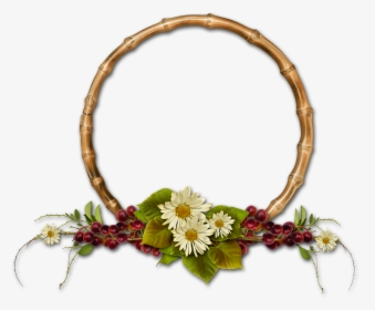 Frame With Flowers Png, Transparent Png, Transparent PNG