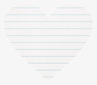 #notepaper #postitnote #heart #white #shape - Heart, HD Png Download, Transparent PNG