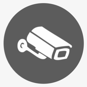 Security Camera Logo Png - Cctv Icon White Png, Transparent Png, Transparent PNG