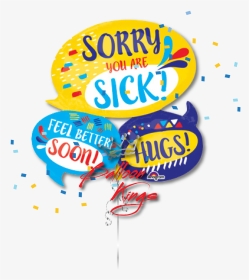 Get Well Soon Bubbles, HD Png Download, Transparent PNG