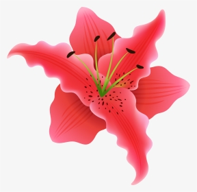 Beautiful Exotic Flower Png Clipart Image - Portable Network Graphics, Transparent Png, Transparent PNG