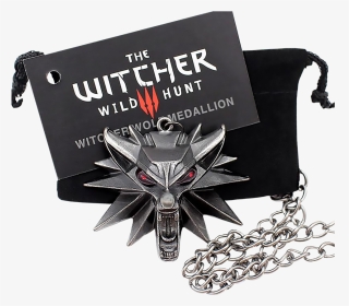 The Witcher 3 Wolf Medallion Necklace - Witcher Necklace, HD Png Download, Transparent PNG