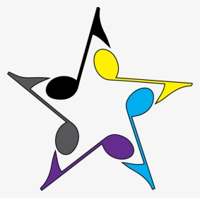 Transparent Music Note Clipart Png - Music Note Star, Png Download, Transparent PNG