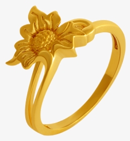 10kt Yellow Gold Ring For Women - Ring Pc Chandra Jewellery, HD Png Download, Transparent PNG