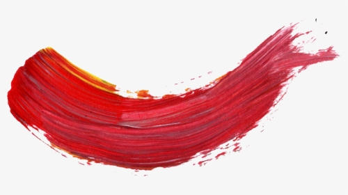 Red Paint Brush Stroke Png, Transparent Png, Transparent PNG