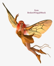 Autumn Fairy Brokenwing Deviantart - Fairy Transparent Background, HD Png Download, Transparent PNG