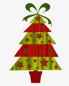 Sapin De Noel - Modern Christmas Tree Clip Art, HD Png Download, Transparent PNG