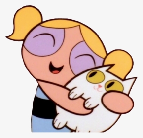 #powerpuffgirls #bubbles #blue #cat #kitty #cute #aesthetic - Burbuja Stickers Whatsapp, HD Png Download, Transparent PNG