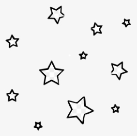 #vsco #stars #starsaesthetic #aesthetic #whiteaesthetic - Star Drawing, HD Png Download, Transparent PNG