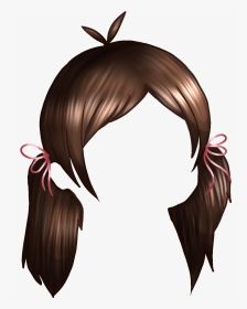 #gacha #hair #gachalife #pigtails #brown #cute #chiesuka - Illustration, HD Png Download, Transparent PNG