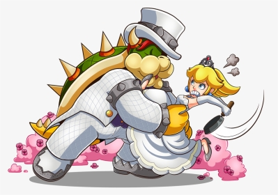 Kiss The Bride - Bowser And Princess Peach, HD Png Download, Transparent PNG