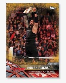 Roman Reigns 2017 Wwe Road To Wrestlemania Base Cards - Wwe, HD Png Download, Transparent PNG
