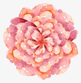 Transparent Pink Watercolor Png - Flower Painting Png Vector, Png Download, Transparent PNG