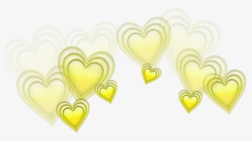 Желтые Сердечки Пнг, HD Png Download, Transparent PNG