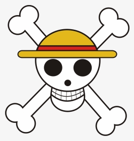 Drawn Flag One Piece Luffy - One Piece Logo Luffy Draw, HD Png Download ...