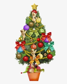 Sapin De Noel - Santa Claus Png Tree, Transparent Png, Transparent PNG