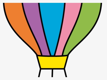 Cut Out Hot Air Balloon Template - Easy Kids Drawing, HD Png Download, Transparent PNG