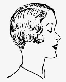 Woman Short Haircut Clipart, HD Png Download, Transparent PNG