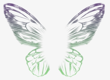 #butterfly #wings #multicolor - Picsart Neon Wings Png, Transparent Png, Transparent PNG