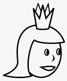 Princess, Queen, Royal, Girl, Woman, Crown, Coronet - Letter Q Word Clipart Black And White, HD Png Download, Transparent PNG