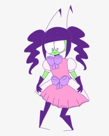 Do Not Tag As Trans Girl Zim He Is Crossdressing    zim, - Illustration, HD Png Download, Transparent PNG