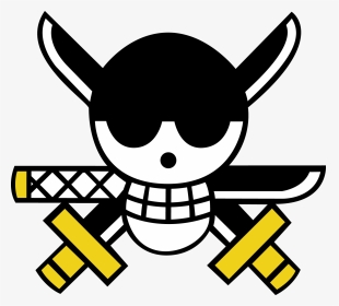 One Piece Jolly Roger Zoro, HD Png Download, Transparent PNG